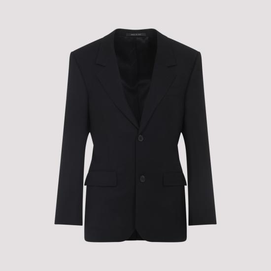 25FW 발렌시아가 스탠다드 테일러드 자켓 850772 TPT07 1038 NEW BLACK - BALENCIAGA