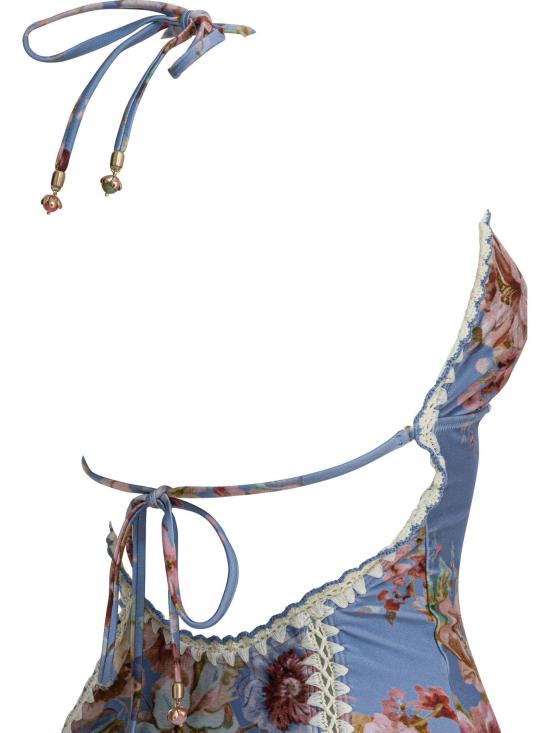 26SS 짐머만 비치웨어 5768WRS261 CFLR CHAMBRAY BLUE FLORAL - ZIMMERMANN