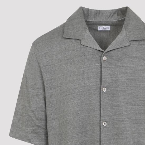 26SS 브루넬로 쿠치넬리 셔츠 MR8276684 C693 KHAKI GREEN - BRUNELLO CUCINELLI