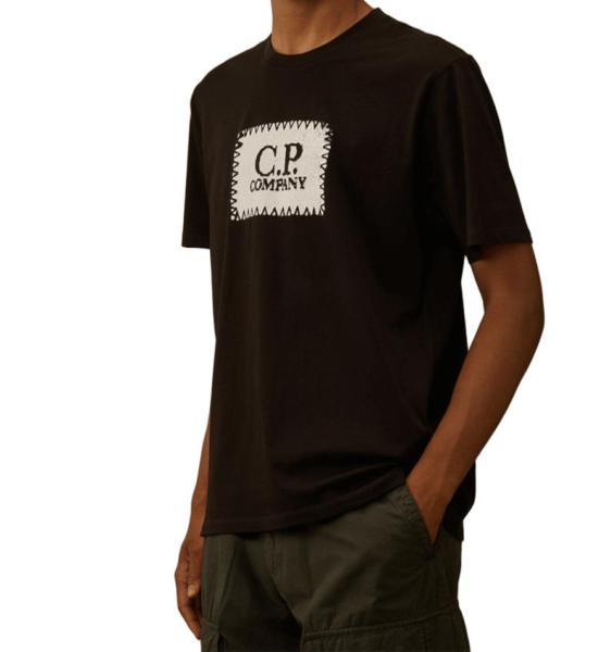 26SS 씨피 컴퍼니 폴로 티셔츠 TS723A 005100W999 BLACK - C.P. COMPANY