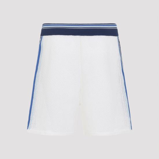 26SS 카사블랑카 숏팬츠 MSS26KW130601 WHITE BLUE - CASABLANCA