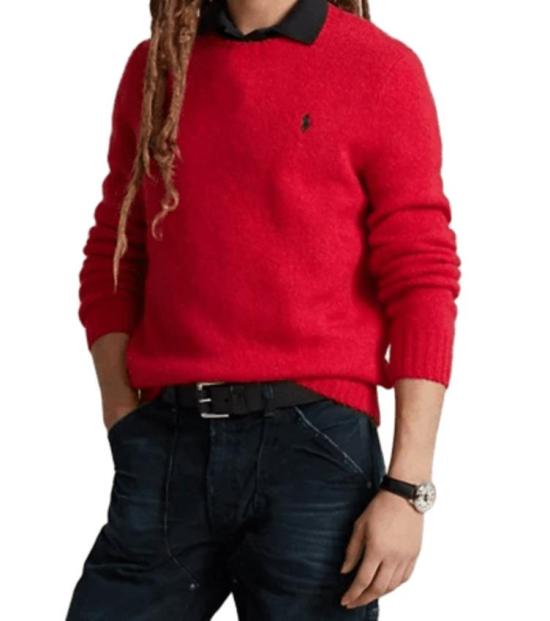 25FW 폴로 랄프로렌 긴팔 티셔츠 710918805 003 ROSSO - POLO RALPH LAUREN