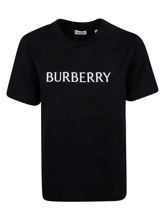 26SS 버버리 로고 코튼 티셔츠 8118977 BLACK