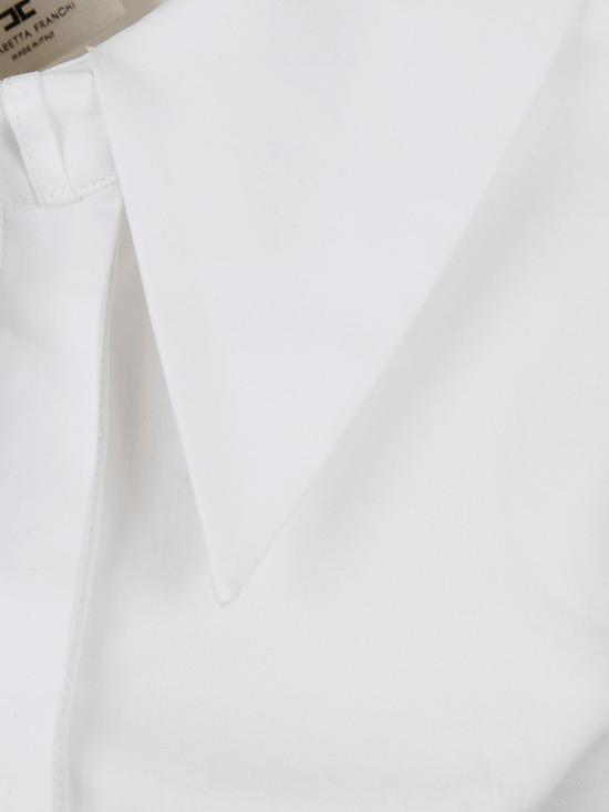 26SS 엘리자베타프랜치 셔츠 CA13361E2 221 BIANCO NERO WHITE - ELISABETTA FRANCHI