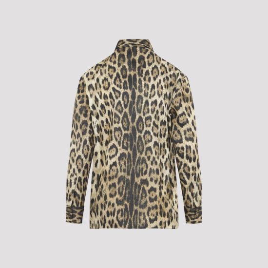 26SS 로베르토 카발리 셔츠 WQT704 9HQ71 00504 NATURAL NUDE NEUTRALS - ROBERTO CAVALLI