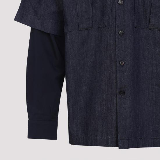 25FW 드리스 반 노튼 스커트 2520207952382 507 INDIGO BLUE - DRIES VAN NOTEN