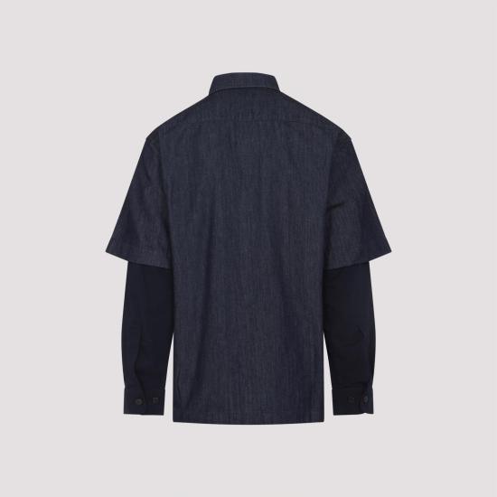 25FW 드리스 반 노튼 스커트 2520207952382 507 INDIGO BLUE - DRIES VAN NOTEN