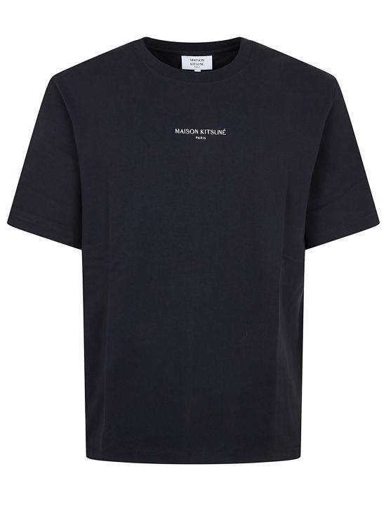 26SS 메종키츠네 파리 컴포트 티셔츠 QM00100KJ7025 P199 BLACK