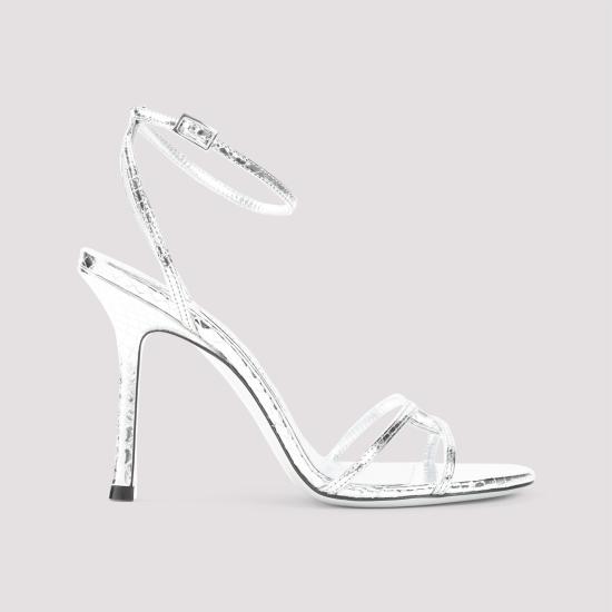26SS 지미추 샌들 1998LEO100 WAP SILVER METALLIC - JIMMY CHOO