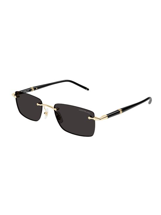 26SS 몽블랑 선글라스 MB0344S 001 GOLD BLACK GREY - MONTBLANC