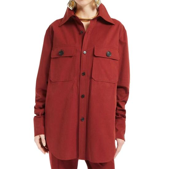  생로랑 셔츠 786696Y3A99 6287 Red RED - SAINT LAURENT