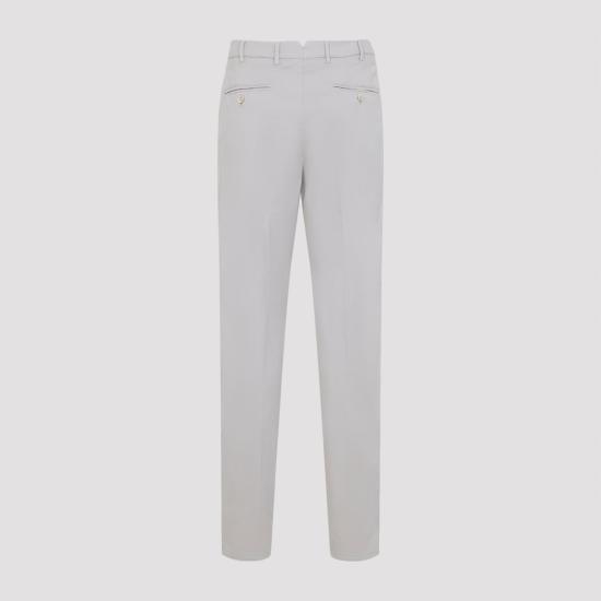 26SS 브루넬로 쿠치넬리 코튼 스트래치 미드 라이즈 슬림 핏 치노 M289LI1770 C6008 JUTA NUDE NEUTRALS - BRUNELLO CUCINELLI