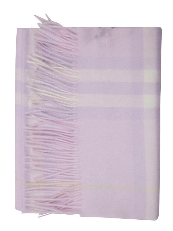 26SS 버버리 체크 캐시미어 스카프 8112651 A3750 FONDANT PINK PINK PURPLE