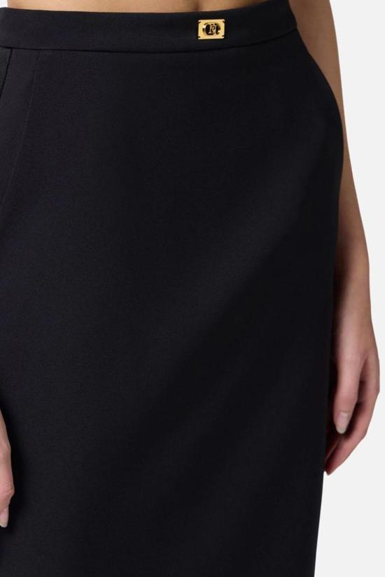 25SS 엘리자베타프랜치 스커트 GO09951E2110 BLACK - ELISABETTA FRANCHI