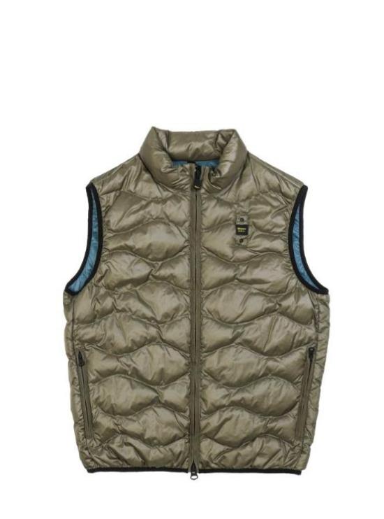  블라우어 패딩 조끼 25SBLUX02230 657 VERDE GREEN