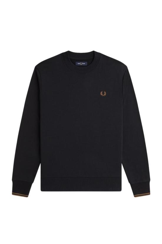 25FW 프레드페리 긴팔 티셔츠 M7535 S77 NERO BLACK