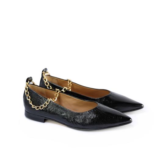 25FW 톤구 플랫 슈즈 Party Nero NERO