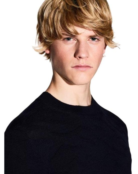 25FW 알마니 긴팔 티셔츠 XM001560 FB065 BLU BLUE - ARMANI