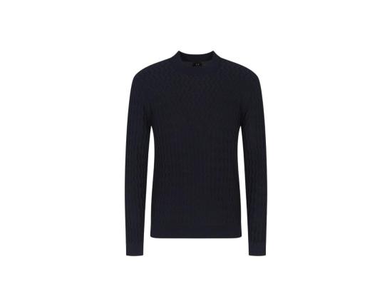 25FW 알마니 긴팔 티셔츠 XM001560 FB065 BLU BLUE