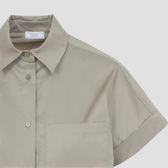 26SS 페세리코 셔츠 A06862 01979 136 VERDE FOGLIA D OLIVO GREEN - PESERICO