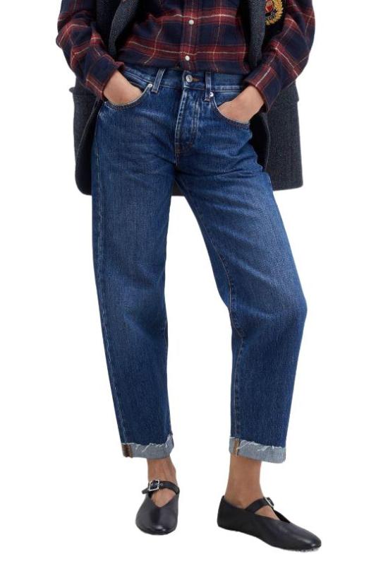  로이로져스 데님 팬츠 RND492D654 C0999 BLU BLUE - ROY ROGER'S