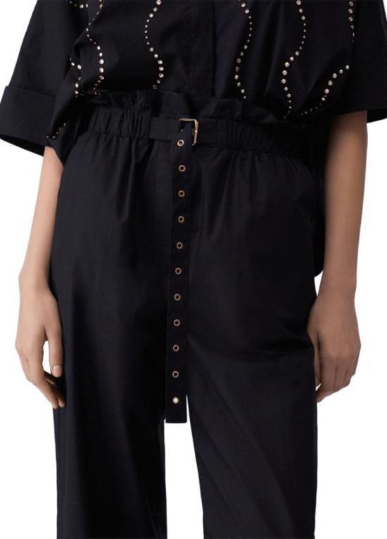 26SS 리우조 스트레이트 팬츠 CA6249 TS246 22222 BLACK - LIU JO