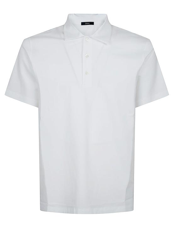 26SS 에르노 폴로 티셔츠 JPL00142U 52003 1000 BIANCO WHITE