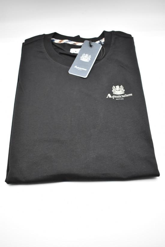 26SS 아쿠아스큐텀 폴로 티셔츠 TS002 BLACK