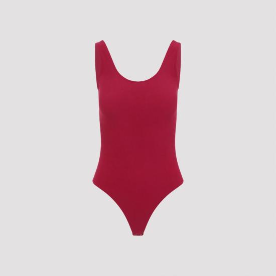 26SS 월포드 바디수트 티셔츠 79342 3239 RUBY RED - WOLFORD