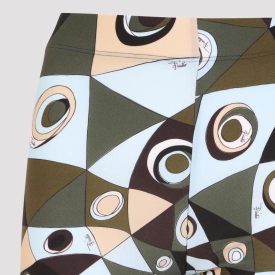 26SS 푸찌 레깅스 6HTT21 6H865 P18 KHAKI BLUE MULTICOLOUR - PUCCI