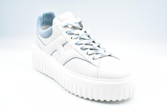 26SS 호간 로퍼 HXW6450FE93UXIORVJ AVORIO AZZURRO - HOGAN