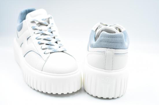 26SS 호간 로퍼 HXW6450FE93UXIORVJ AVORIO AZZURRO - HOGAN