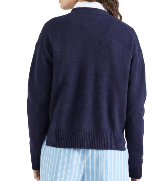 25FW 랄프 로렌 니트웨어 211914536 001 BLU - RALPH LAUREN