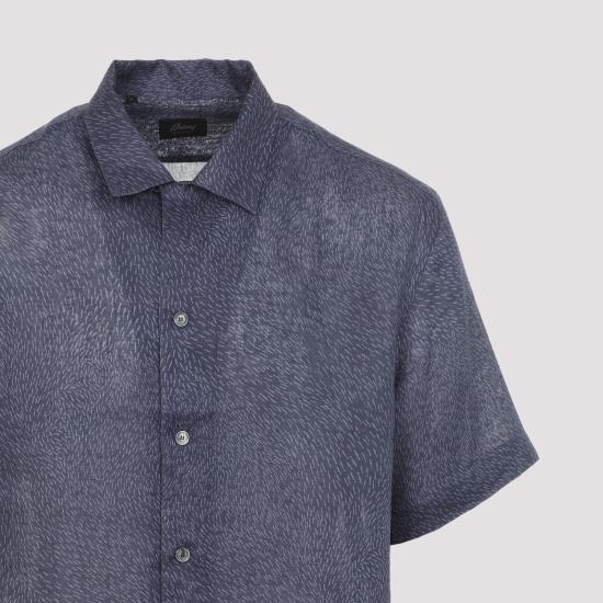 26SS 브리오니 셔츠 SCFR0L PD114 4145 NAVY PERWINKLE BLUE - BRIONI