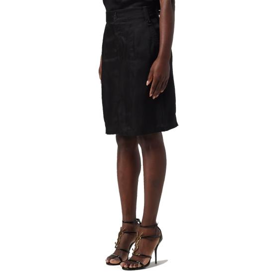  생로랑 스커트 773304Y3I83 1000 Black BLACK - SAINT LAURENT