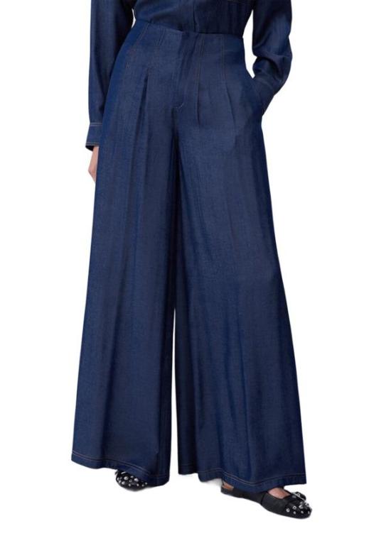 26SS 리우조 스트레이트 팬츠 UA6273 D4894 77000 DENIM SCURO - LIU JO