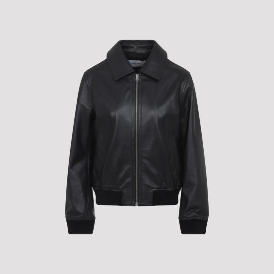 26SS 이브살로몬 자켓 26E25EYV20155APXX C99 NOIR BLACK - YVES SALOMON