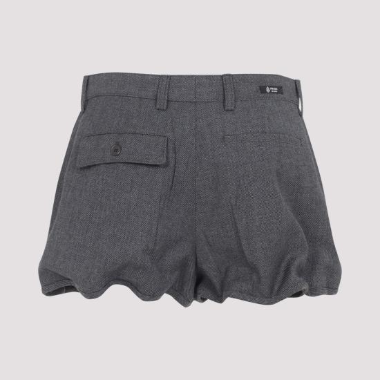 26SS 프라다 숏팬츠 P282JSOOO 15DJ F0308 ANTRACITE GREY - PRADA