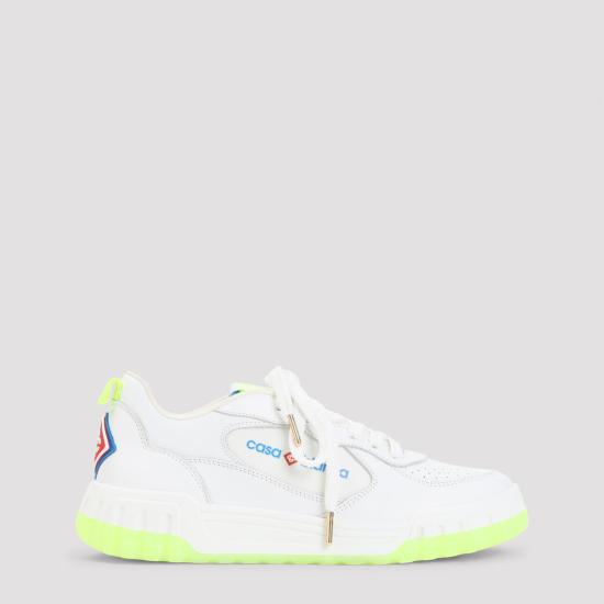 26SS 카사블랑카 스니커즈 ASS26SNK01712M WHITE YELLOW - CASABLANCA