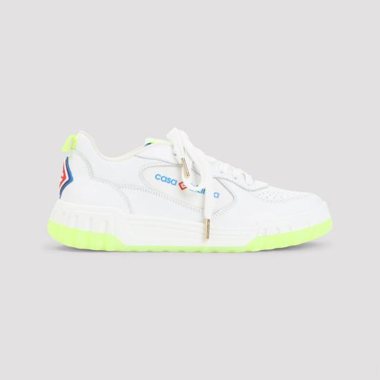 26SS 카사블랑카 스니커즈 ASS26SNK01712M WHITE YELLOW - CASABLANCA