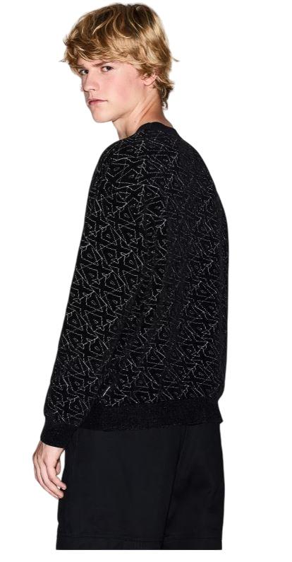 25FW 알마니 긴팔 티셔츠 XM001330 FC196 NERO BLACK - ARMANI