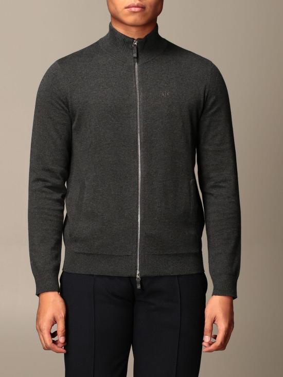  알마니 긴팔 티셔츠 8NZE4D 3909 GRIGIO GREY