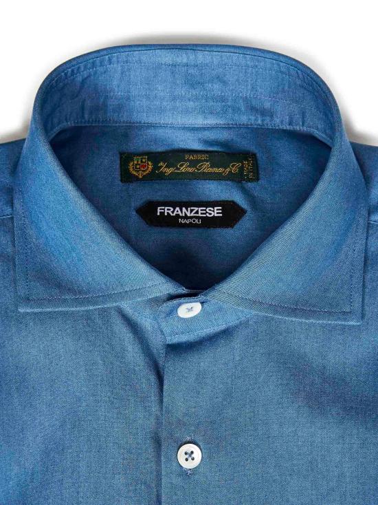 25FW 프랜지스 콜렉션 셔츠 FC44022 01 BLUE - FRANZESE COLLECTION