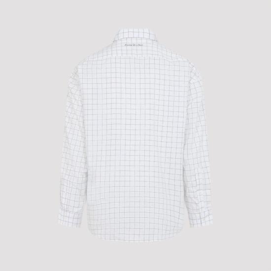 26SS 아크네 스튜디오 셔츠 BB0676 AL4 WHITE BLACK - ACNE STUDIOS