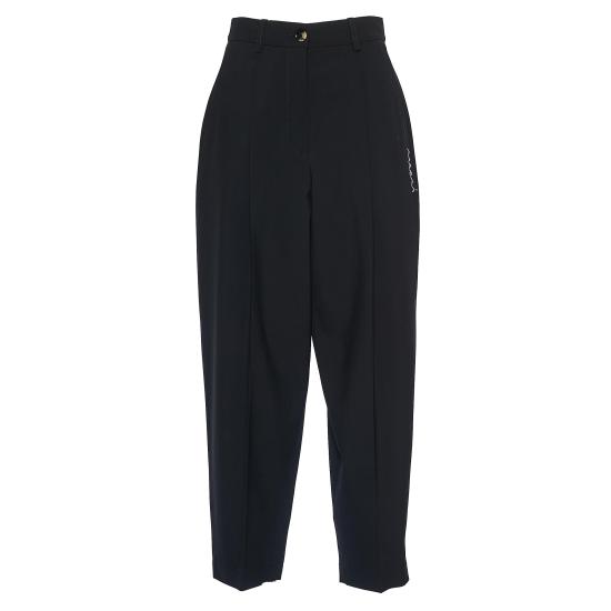 25SS 마르니 스트레이트 팬츠 PAMA0538S1 00N99 BLACK