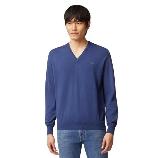  하몬트앤블레인 긴팔 티셔츠 HRJ018030763 81 INDIGO BLUE