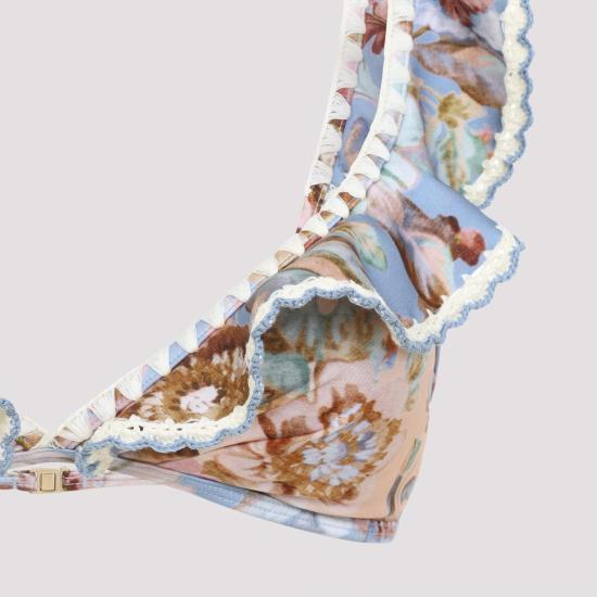 26SS 짐머만 비치웨어 5776WRS261 SPLICED PRINT BLUE - ZIMMERMANN