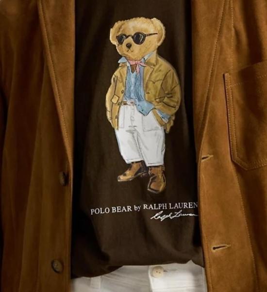 26SS 랄프 로렌 반팔 티셔츠 211A96599 001 DARK BROWN - RALPH LAUREN