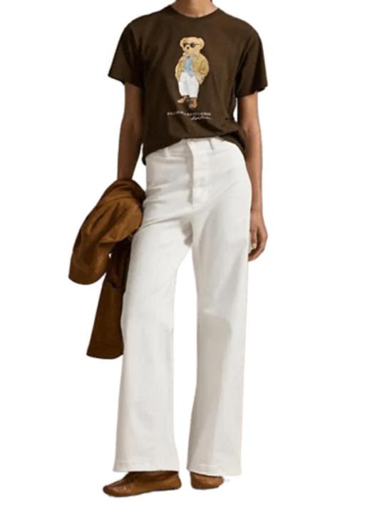 26SS 랄프 로렌 반팔 티셔츠 211A96599 001 DARK BROWN - RALPH LAUREN