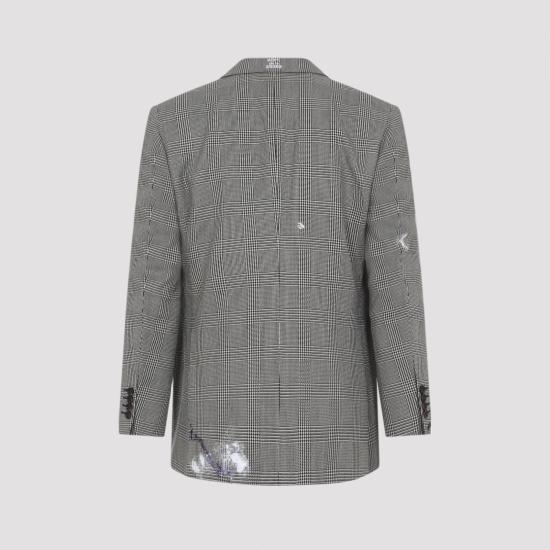 26SS 갤러리 디파트먼트 코트 PDBC20049 CLASSIC MICRO HOUNDSTOOTH MULTICOLOUR - GALLERY DEPT